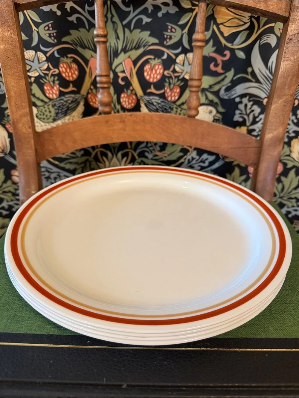 💕Set of 4 Vintage Corelle Cinnamon Chestnut Dinner Plates